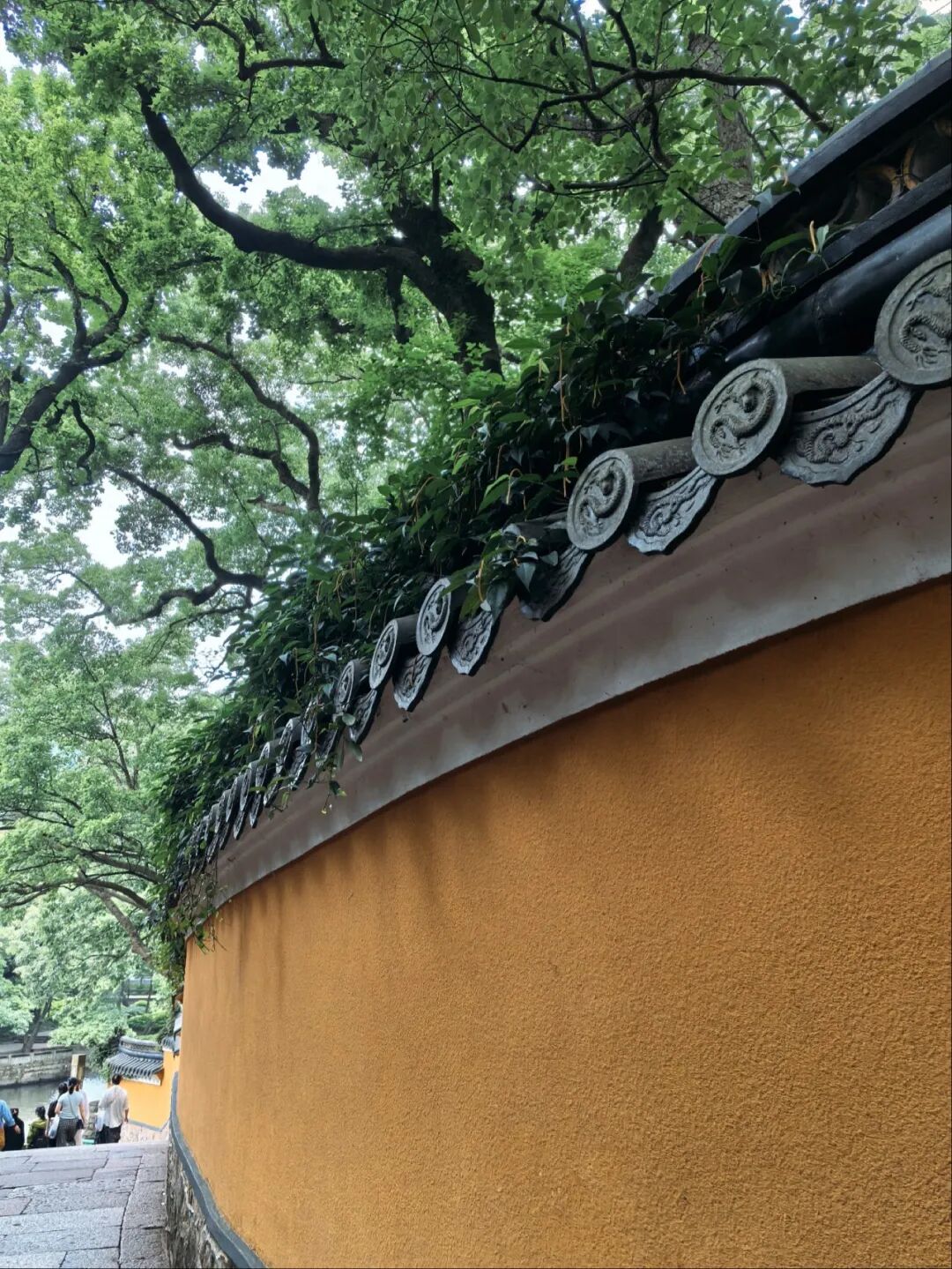 普陀山寺墙